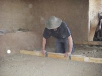 Глиняный пол в частном доме