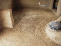Глиняный пол в частном доме