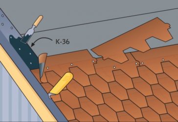 Как крепить мягкую черепицу?
