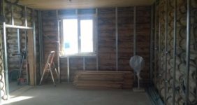 Как обшить комнату гипсокартоном в деревянном доме?