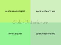 Как получить фисташковый цвет краски для стен?