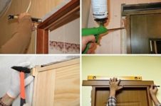 Как правильно крепить наличники на межкомнатные двери?