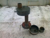 Как сделать буржуйку на отработке своими руками?