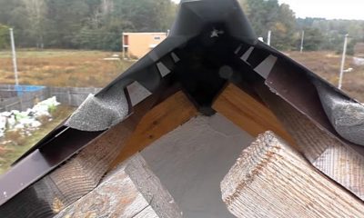 Как сделать конек на крышу из профнастила?