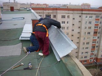 Как сделать парапет на крыше?
