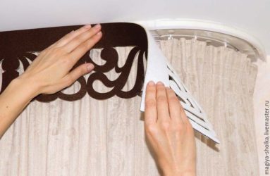 Как сделать потолочный карниз своими руками?