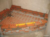 Как сделать ванну из кирпича своими руками?