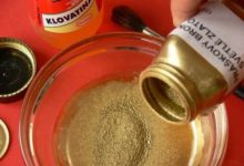 Как сделать золотую краску в домашних условиях?