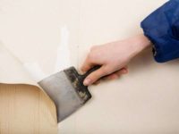 Как снять старые обои с бетонных стен?