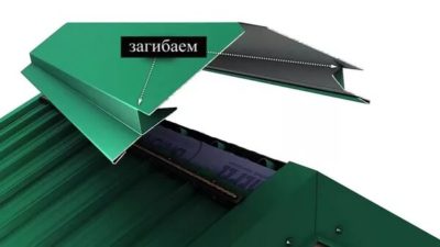 Как согнуть конек на крышу своими руками?
