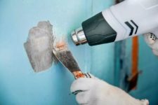 Как убрать водоэмульсионную краску со стен?