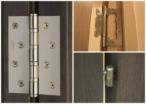 Как установить накладные петли на межкомнатные двери?