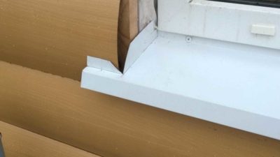 Как установить отливы на окна под сайдинг?