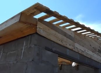 Как заделать фронтон односкатной крыши?