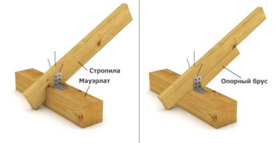 Как закрепить стропила к мауэрлату?