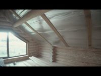 Когда утеплять крышу сруба?