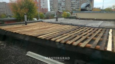 Обрешетка крыши гаража под профнастил