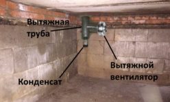 Принудительная вентиляция в подвале частного дома