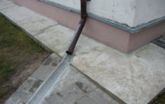 Система водоотвода дождевой воды с крыши