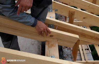 Способы крепления стропил односкатной крыши