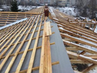 Стропила для плоской крыши