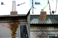 Течет дымоходная труба что делать?