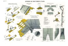 Устройство фальцевой кровли из оцинкованной стали