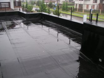Временная гидроизоляция плоской кровли